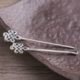 thumbnail image 4 of K-KED Pure S990 Sterling Silver Toothpick Earpick Ear Spoon Lucky Gift Knot Pendant -Toothpick And Earpick, 4 of 7