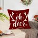 thumbnail image 5 of Festive Feeling Decoration Sofa Pillow Cover Christmas Letter Print Chair Cushion Cover Linen Cushion Cover, 5 of 6