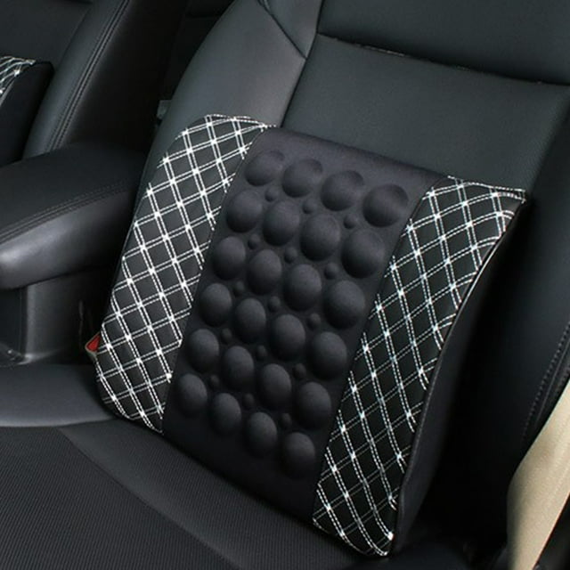 Chmadoxn 1pc Lumbar Massage Car Massage Cushion Lumbar Support Car Seat Back Support Waist Cushion Seat cushion