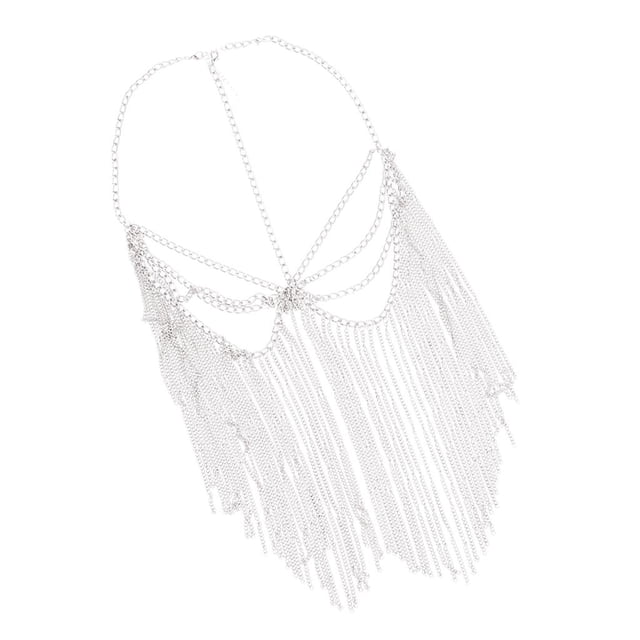 Diadema nupcial para boda, tocado, joyería para mujer, cadena de velo con borlas de moda Plata