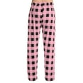 thumbnail image 4 of YOUYEDIAN Mens Pajama Pants Pj Plaid Loungewear Lounge Pants With Pockets Sleepwear Fall Wintet Pajamas Pants 2025 Sleep Lounge Pant Pockets Pink S, 4 of 4