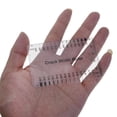 thumbnail image 3 of (10PCS) Muka Plastic Concrete Crack Width Ruler-Gloss Clear A, 3 of 5