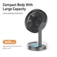 thumbnail image 2 of Novedad de Verano, Ventilador Pequeño de Escritorio, USB, Pantalla Digital Inteligente para el Hogar, Miniluz de Escritorio para Oficina, Ventilador Eléctrico, 2 of 6