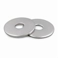thumbnail image 1 of 1/100X M2.5 M3 M3.5 M4 M5 M6 M8 M10 M12 M14 M16 A2-70 Acier Inoxydable 304 Grande Taille Rondelle Plate Grand Joint Simple, 1 of 5