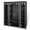 Black, variant on vidaXL Fabric Wardrobe with Compartments and Rods Storage Rack Black/Brown