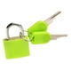 thumbnail image 5 of Mini candado con combinación de 2 llaves, estuche de plástico, aleación, candados de seguridad, diario Verde, 5 of 6