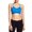 White, variant on balanced tech women's ultimate performance seamless sports bra - blue aster - large