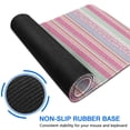 thumbnail image 6 of Long Mouse Pads for Desk,Pink and Green Striped Pattern Desk Mats on Top Of Desks, Desk Mouse Pad Extra Large with 3mm Non-Slip Base and Stitched Edge for Gaming,Office,Work,Home 31.5"x11.8", 6 of 6