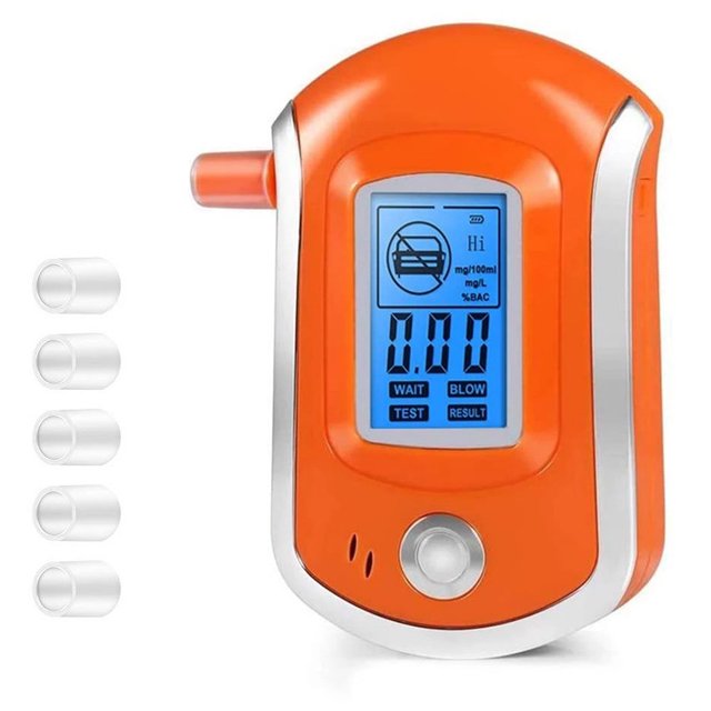Mini detector de alcohol portátil para uso doméstico, detector de alcohol multifuncional