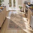 thumbnail image 4 of SUNDEREY 3'x5' Floral Easy Jute Rug,Area Rug 3x5ft Washable Bedroom Rug,Easy Jute Indoor Outdoor Carpet, Farmhouse Non Slip Khaki Floor Rug for Dining Room Office Entrance Kitchen,Butterfly&Fleur, 4 of 9