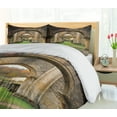 thumbnail image 5 of Ambesonne Antique Duvet Cover Set, Autumn Ruins View, 2-Calking, Sand Brown and Green, 5 of 7