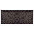 thumbnail image 3 of Leopard Pattern Tier Curtains Tier Kitchen Living Room Bedroom Balcony 2 Panels 27x36 Inch, 3 of 9