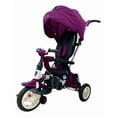 thumbnail image 3 of Triciclo Evolutivo Para Niños Semi-Plegable Asiento 360° Morado, 3 of 4
