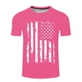 thumbnail image 4 of Pxiakgy Wild Merica White USA America Flag Distressed Americana/American Men's Graphic T Shirt, 4 of 4