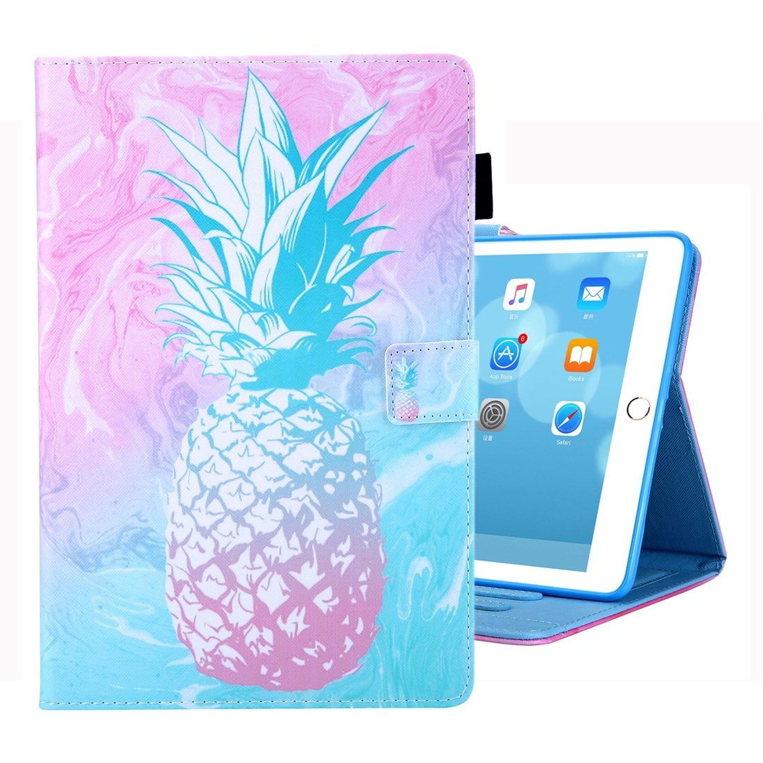 AMZER Flip Case for iPad 10.2 Design Pattern Horizontal Cover with Card