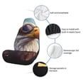 thumbnail image 4 of Uemuo Bald Eagle Pilot Pattern Car Seat Covers for Front Seats Waterproof Seat Covers for Cars, Universal Auto Front Seats Protector Fits for Car-, 4 of 6