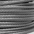 thumbnail image 2 of KEILEOHO Cable de acero inoxidable 304 de 164 pies 1/4, 7 x 19, núcleo de hilo de construcción, cables para aviones, cable resistente, alambre de barandilla, cuerda de metal para sistema de barandilla, 2 of 5