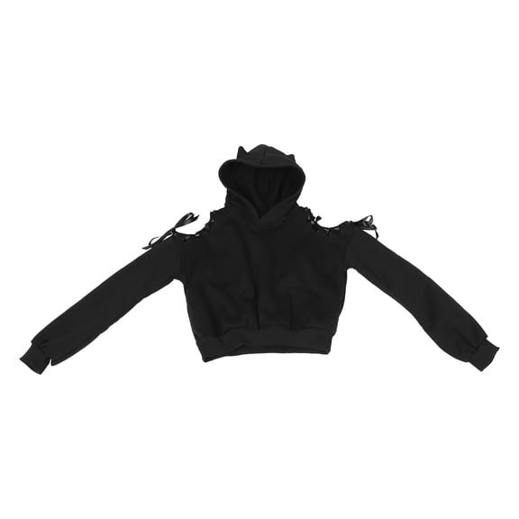 HEANUJJ aesthetic hoodie in Black 1Set suitable for Teens for Casual Wear