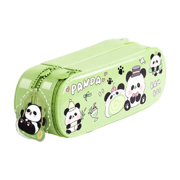 Large Capacity Soft Pencil Case for Teens Girls | Cute Pencil Pouch with Compartments Handle, Stationery Bag Box for Middle and High School Students Back to School Gifts