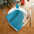 thumbnail image 2 of GZHJMY Summer Starfish Blue Wooden Napkins Reusable Washable Cloth Napkins Set of 4, Soft Comfortable Dinner Napkins for Family Weddings Holiday Party 20 X 20 Inch Washcloths, 2 of 7