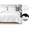 thumbnail image 6 of D.N.G. BEDDINGS 5 Piece Luxury Diamond Ruffle Comforter Set Super Soft, All Season Pintuck 800 TC, 100% Egyptian Cotton, Super Soft Full/Queen Size White Color, 6 of 6