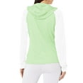 thumbnail image 2 of Columbia Women's Fork Stream Long Sleeve Hoodie, Key West/Nocturnal Logo, X-Small, 2 of 2