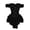 Halloween corset - Black, variant on Gyujnb Women's Off Shoulder Ruffle Layered Corset Dress Floral Jacquard Boned Waist Shaping Fairy Halloween Costume Flowy Irregular Hem Mini Dress,XXS