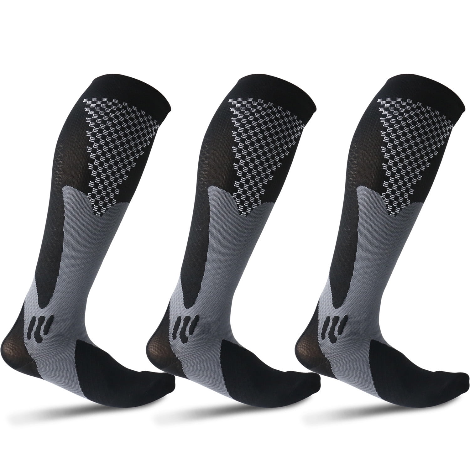 3 Pairs Elegant Choise Compression Socks,Calf Compression Sleeves For