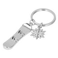 thumbnail image 2 of Ski Keychain, Alloy Skiing Keychains  For Daily Use For Bags X-1339 Skiing Board, 2 of 8