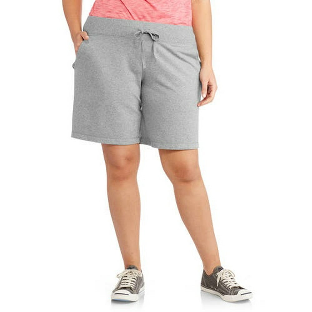 Danskin Now Women's PlusSize French Terry Bermuda Shorts