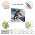 thumbnail image 2 of Monkey Skiing (2) Home Decor Poster Wall Art Hanging Picture Print Bedroom Decorative Painting Posters Room Aesthetic 28x28inch(70x70cm), 2 of 5