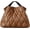 Brown-large, variant on Puffer Tote Bag for Women Quilted Shoulder Bag for Women with Guitar Strap Padding Crossbody Bag Hobo Bag Handbag Clutch