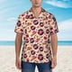 thumbnail image 2 of Balery rock music Skull record Camisas hawaianas de manga corta para hombre, camisas playeras de corte holgado, camisas de vacaciones con botones,Medium, 2 of 7