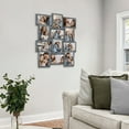 thumbnail image 4 of Classic Wall Hanging Picture Frame Collage Gallery Display 12 Opening 6" x 4" Photo Gray, 4 of 6