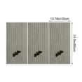 thumbnail image 3 of Set de toallas de algodón bordadas para Halloween | 3 Pack de toallas de baño blandas absorbentes | Negro Amarillo Gris Blanco | 2,62 PIES | 80x35cm | Toallas de spa decorativas para el hogar Comfort, 3 of 6