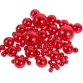 thumbnail image 2 of Shisuyan Fausses Perles Rouges 125 Pcs 1.2 Po pour Projets d'Artisanat Fabrication de Bijoux, 2 of 8
