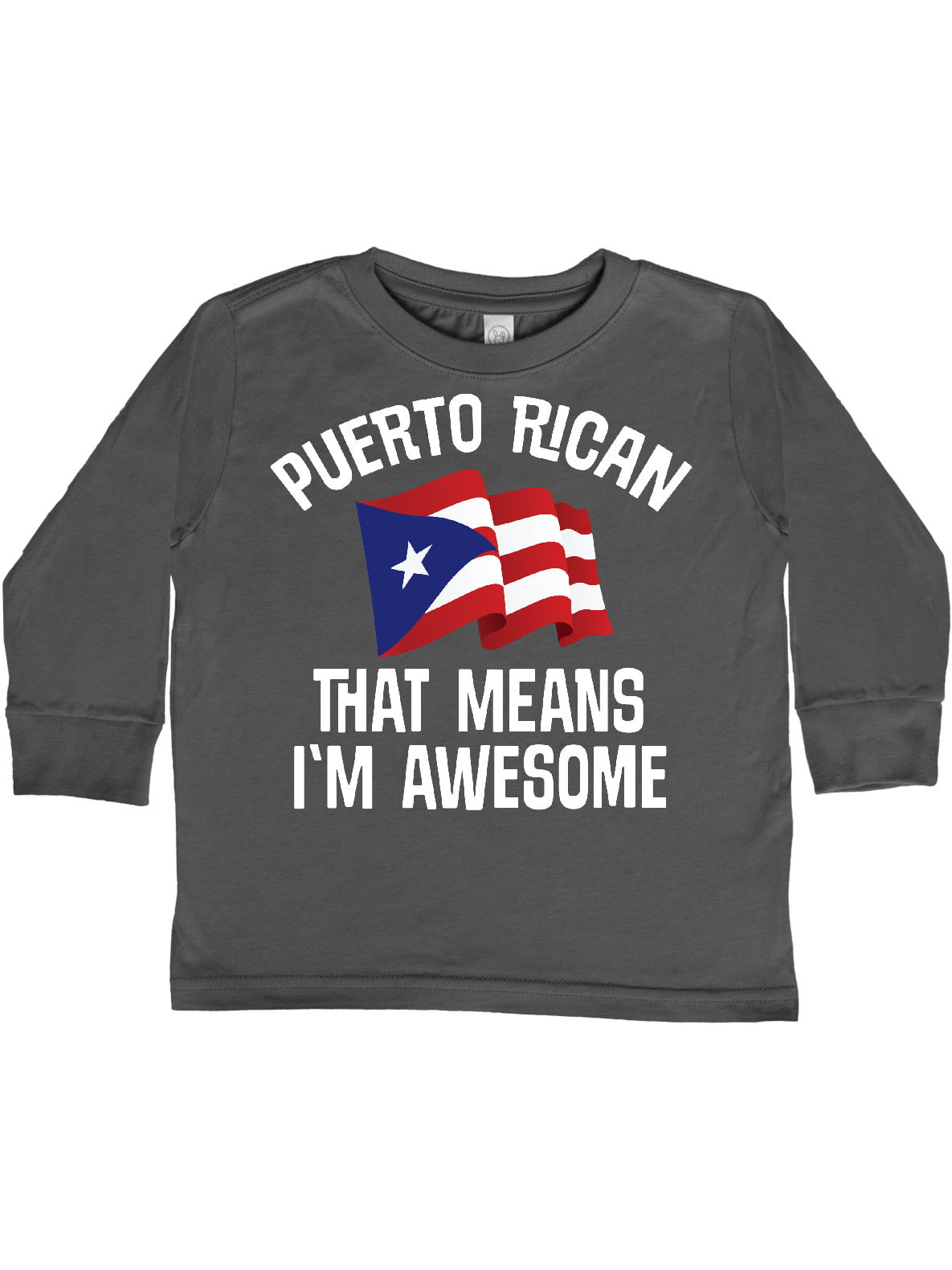 CERTONGCXTS Toddler Puerto Rican Swag ComfortSoft Long Sleeve Shirt