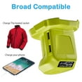 thumbnail image 5 of Replacement P743 USB Battery Charger Power Source for RYOBI ONE+ 18V Li-ion Battery P100 P102 P103 P104 P105 P107 P108 P109 P189 P190 P191 P192 P193 P194 P195 P197 PBP002 PBP003 PBP004 PBP005 PBP006, 5 of 7
