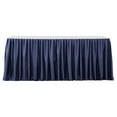 thumbnail image 6 of Eosunjian Table Skirt with Self-adhesive Tape Easy to Install Table Skirt 6ft Table Skirt for Rectangle Tables Wrinkle Resistant Pleated Polyester for Events, 6 of 8