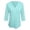 C53/Light Blue, variant on XIYON Blouses For Women Fashion Solid Color 3/4 Sleeve Blouse V Neck Casual Loose Top Classic 2026 Trendy Clothes