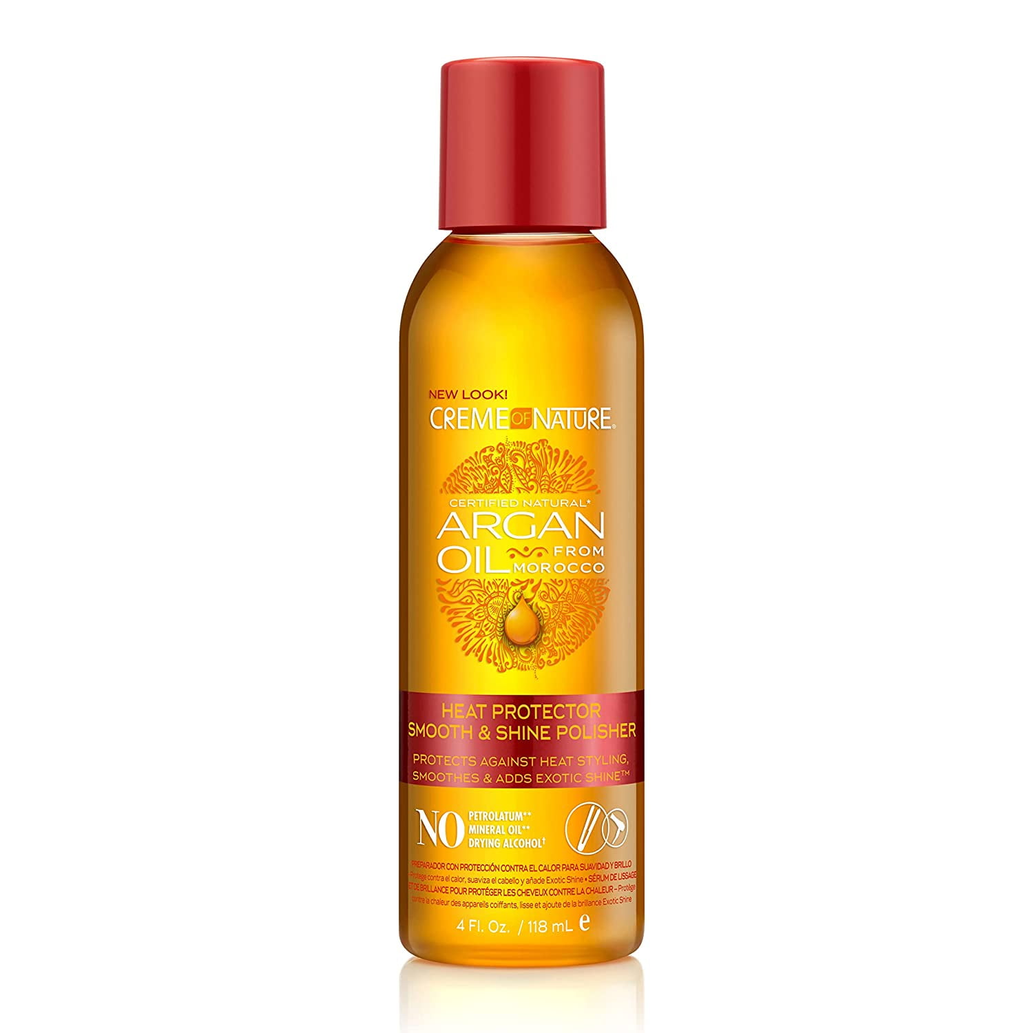 CREME OF NATURE Argan Oil Heat Defense Smooth & Shine Polisher (4oz) CREME OF NATURE Argan Oil Heat Defense Smooth & Shine Polisher (4oz)