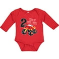 thumbnail image 3 of Inktastic Monster Truck How I Roll 2nd Birthday Boys Long Sleeve Baby Bodysuit, 3 of 5