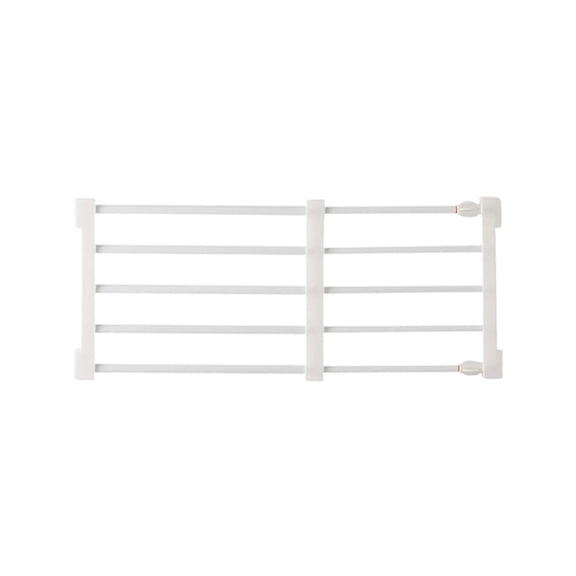 Expandable Closet Storage Shelf No‑Drill Tension Mount Cabinet Organizer for Wardrobe Bathroom Kitchen Space Saving Storage