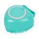 thumbnail image 1 of Cepillo de baño para perros y gatos, peine de goma de silicona, cepillo de aseo para perros, cepillo de masaje de silicona para cachorros, cepillo de limpieza del cabello, cepillo de limpieza, dispensador de champú suave (corazón azul) Sincero Electrónica, 1 of 5