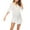 White, variant on Lu's Chic Women's Crochet Cover Up Beach Beachwear V Neck Sun Protection Summer Bell Sleeve Swimwear Cover Up White Small-X-Large
