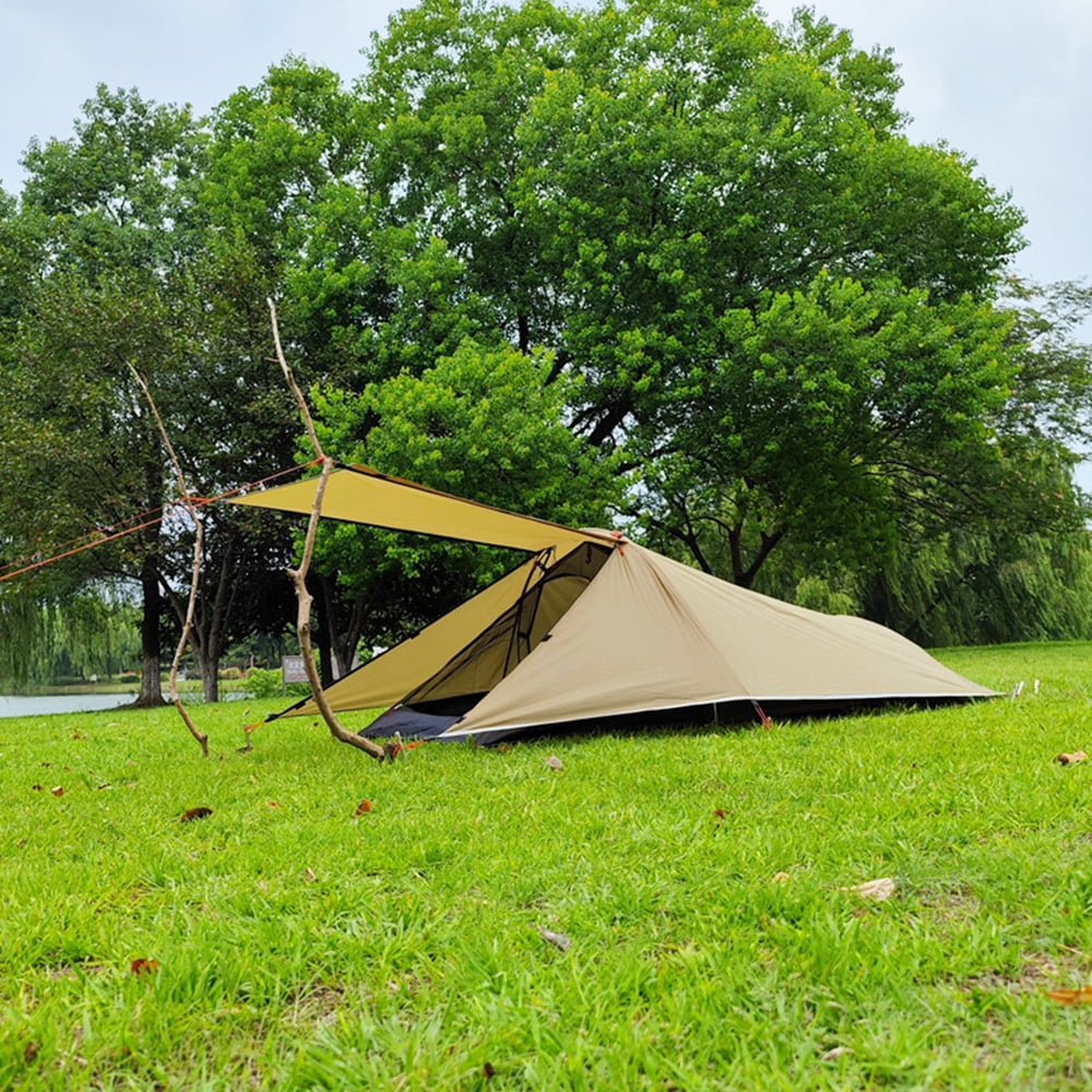 Tent  Outdoor Camping Tent Single Person Camping Tent Water Resistant Tent Aviation Aluminum Support Portable Sleeping Bag Tent