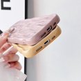 thumbnail image 4 of Water Ripple Pattern Curly Wave Frame Soft Compatible with iPhone Case (LPurple,iPhone 15), 4 of 4
