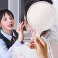 thumbnail image 6 of Hand Held Magnifying Mirror Makeup - Double Sided 1X 3X Magnifying Round Handheld Cosmetic Mirror with Handle Travel Portable Beauty Mirror for Daily Use Lightweight Vanity Tool Clear Finish, 6 of 8