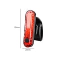 thumbnail image 4 of Luz trasera de bicicleta, 4 modos, linterna para bicicleta MTB, lámpara trasera de seguridad impermeable (2 uds), 4 of 8
