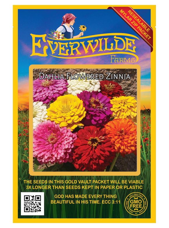 Zinnia Flower Seeds in Seed Gardening